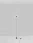 Preview: Nova Luce LED Stehleuchte Olea dimmbar 16W warmweiss 3000K Weiß Aluminium 340cm 9580696