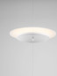 Preview: Nova Luce LED Stehleuchte Olos dimmbar 21W warmweiss 3000K Weiß Chrom Glas Aluminium 330cm 9580701