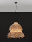 Preview: Nova Luce Pendelleuchte Hay 3-flammig 3xE27 Natur Rattan Ø55cm 9586514