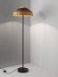 Preview: Nova Luce Stehleuchte Capa E27 Natur Schwarz Braun Rattan 148cm 9586529