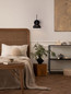 Preview: Nova Luce Wandleuchte Fado E27 Schwarz Rattan 40x20,5cm 9586530