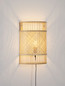 Preview: Nova Luce Wandleuchte Pale E27 Natur Bambus 40x28,5cm 9586534