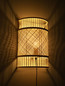 Preview: Nova Luce Wandleuchte Pale E27 Natur Bambus 40x28,5cm 9586534