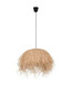Preview: Nova Luce Pendelleuchte Jaunet E27 Natur Schwarz Rattan Ø65cm 9586535