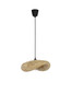 Preview: Nova Luce Pendelleuchte Adaline E27 Natur Schwarz Bambus 42x32cm 9586537