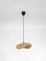 Preview: Nova Luce Pendelleuchte Adaline E27 Natur Schwarz Bambus 42x32cm 9586537