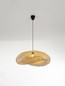Preview: Nova Luce Pendelleuchte Adaline E27 Natur Schwarz Bambus 76x56cm 9586539