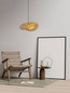 Preview: Nova Luce Pendelleuchte Adaline E27 Natur Schwarz Bambus 62x43cm 9586540