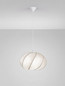 Preview: Nova Luce Pendelleuchte Bora E27 Weiß Ø45cm 9586618