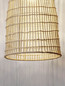 Preview: Nova Luce Pendelleuchte Niro E27 Natur Weiß Rattan Ø24cm 9586619