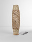 Preview: Nova Luce Stehleuchte Anada E27 Natur Holz Rattan 119cm 9586621