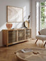 Preview: Nova Luce Tischleuchte Mapi E27 Natur Rot Seil Rattan Ø29cm 9586623