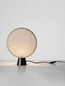 Preview: Nova Luce Tischleuchte Tierra E27 Natur Schwarz Stahl Rattan 37x30cm 9586627