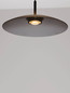 Preview: Nova Luce LED Pendelleuchte Polifemo 12W warmweiss 3000K Rauchgrau Schwarz Glas Metall Ø40cm 9620144