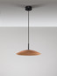 Preview: Nova Luce LED Pendelleuchte Polifemo 12W warmweiss 3000K Mokka Schwarz Glas Metall Ø40cm 9620145