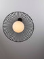 Preview: Nova Luce LED Pendelleuchte Brume 13W warmweiss 3000K Schwarz Opal Glas Metall Ø50cm 9620149
