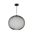 Preview: Nova Luce LED Pendelleuchte Kinetic 24W warmweiss 3000K Schwarz Metall Ø50cm 9620151