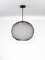 Preview: Nova Luce LED Pendelleuchte Kinetic 24W warmweiss 3000K Schwarz Metall Ø50cm 9620151