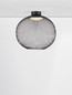 Preview: Nova Luce LED Deckenleuchte Kinetic 24W warmweiss 3000K Schwarz Metall Ø50cm 9620154