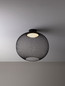 Preview: Nova Luce LED Deckenleuchte Kinetic 24W warmweiss 3000K Schwarz Metall Ø50cm 9620154
