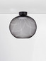 Preview: Nova Luce LED Deckenleuchte Kinetic 19W warmweiss 3000K Schwarz Metall Ø40cm 9620155