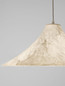 Preview: Nova Luce Pendelleuchte Oket E27 Weiß Metall Seide Ø65cm 9620166
