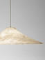 Preview: Nova Luce Pendelleuchte Oket E27 Weiß Metall Seide Ø90cm 9620167