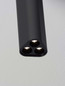 Preview: Nova Luce LED Deckenleuchte Etho 6W warmweiss 3000K Schwarz Aluminium 20x5cm 9695103