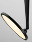 Preview: Nova Luce LED Pendelleuchte Ekei 14W warmweiss 3000K Schwarz Aluminium Ø20cm 9695107