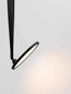 Preview: Nova Luce LED Pendelleuchte Ekei 14W warmweiss 3000K Schwarz Aluminium Ø20cm 9695107