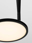 Preview: Nova Luce LED Pendelleuchte Ekei 14W warmweiss 3000K Schwarz Aluminium Ø20cm 9695107
