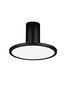 Preview: Nova Luce LED Deckenleuchte Ekei 14W warmweiss 3000K Schwarz Aluminium Ø20cm 9695109
