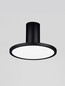 Preview: Nova Luce LED Deckenleuchte Ekei 14W warmweiss 3000K Schwarz Aluminium Ø20cm 9695109
