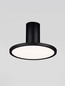 Preview: Nova Luce LED Deckenleuchte Ekei 14W warmweiss 3000K Schwarz Aluminium Ø20cm 9695109