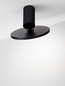 Preview: Nova Luce LED Deckenleuchte Ekei 14W warmweiss 3000K Schwarz Aluminium Ø20cm 9695109