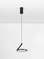 Preview: Nova Luce LED Pendelleuchte Opi schwenkbar 14W warmweiss 3000K Schwarz Aluminium Ø20cm 9695111