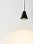 Preview: Nova Luce LED Pendelleuchte Irmos 5W warmweiss 3000K Schwarz Aluminium Ø6cm 9695113