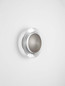 Preview: Nova Luce LED Wandleuchte Airida 8W warmweiss 3000K Schwarznickel Aluminium Ø17cm 9695115