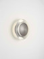 Preview: Nova Luce LED Wandleuchte Airida 8W warmweiss 3000K Schwarznickel Aluminium Ø17cm 9695115