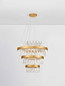 Preview: Nova Luce Pendelleuchte Crown 42-flammig 42xG9 Gold Metall Kristall Ø75cm 9695121