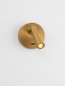 Preview: Nova Luce LED Wandleuchte Tico schwenkbar 3W warmweiss 3000K Gold Aluminium Ø10cm 9695148