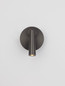 Preview: Nova Luce LED Wandleuchte Tico schwenkbar 3W warmweiss 3000K Schwarznickel Aluminium Ø10cm 9695149