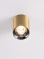 Preview: Nova Luce LED Deckenleuchte Aneto 10W warmweiss 3000K Gold Aluminium Ø7cm 9695152