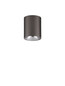 Preview: Nova Luce LED Deckenleuchte Aneto 10W warmweiss 3000K Schwarz Nickel Aluminium Ø7cm 9695153