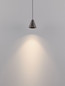 Preview: Nova Luce LED Pendelleuchte Irmos 5W warmweiss 3000K Schwarznickel Aluminium Ø6cm 9695155