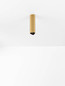 Preview: Nova Luce LED Deckenleuchte Etho 6W warmweiss 3000K Gold Aluminium 20x5cm 9695158