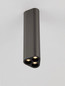 Preview: Nova Luce LED Deckenleuchte Etho 6W warmweiss 3000K Schwarz Nickel Aluminium 20x5cm 9695159