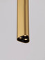 Preview: Nova Luce LED Deckenleuchte Etho 6W warmweiss 3000K Gold Aluminium 30x5cm 9695160