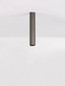 Preview: Nova Luce LED Deckenleuchte Etho 6W warmweiss 3000K Schwarz Nickel Aluminium 30x5cm 9695161