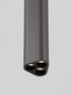 Preview: Nova Luce LED Deckenleuchte Etho 6W warmweiss 3000K Schwarz Nickel Aluminium 30x5cm 9695161